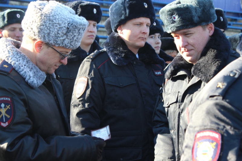 Оренбургские полицейские показали готовность к зиме